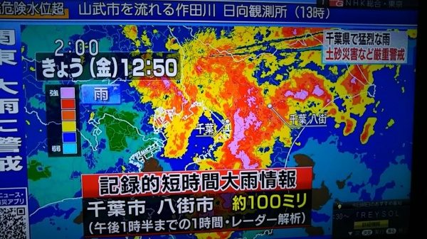 こんな大雨経験したことない！